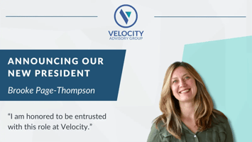 Velocity Advisory Group Appoints Brooke Page-Thompson as Firm’s President